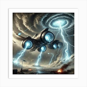 Tempest Class Gunship Hurricane Inducers Art Print