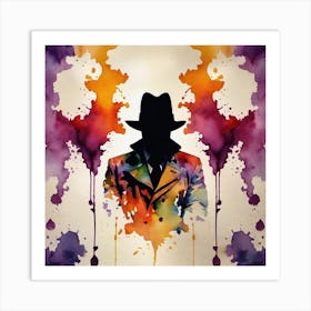 Man In A Hat 5 Art Print