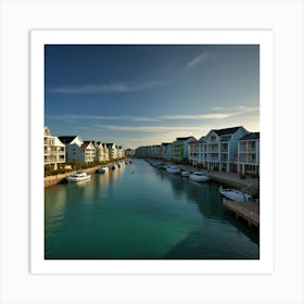 Marina - Marina Stock Videos & Royalty-Free Footage 1 Art Print