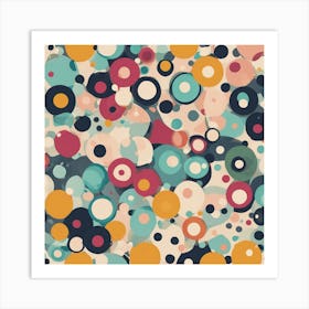 Abstract Circles Art Print