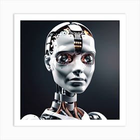 Robot Woman 27 Art Print
