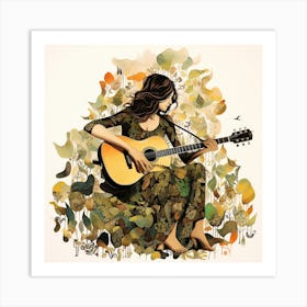 Acoustic Guitar 6 Art Print