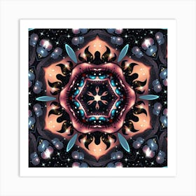 Psychedelic Mandala 50 Art Print