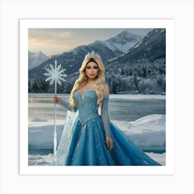 Frozen Princess 2 Art Print