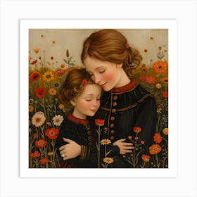 Mother And Daughter Art Print