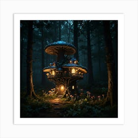 Fairy House In The Forest 7 Art Print