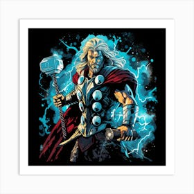 Thor King Art Print