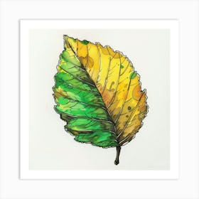 Autumn Leaf Art Print