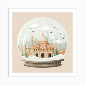 Cappadocia Turkey Snowglobe Art Print