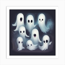 Ghosts Art Print