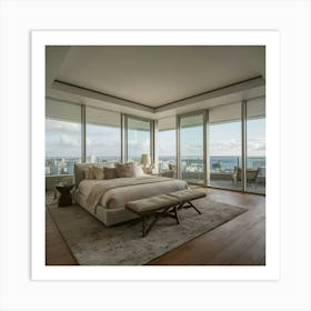 Miami Beach Bedroom Art Print