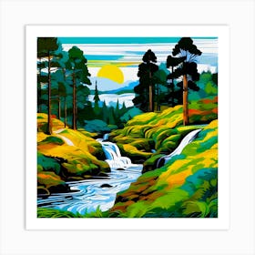 Waterfall Art Print