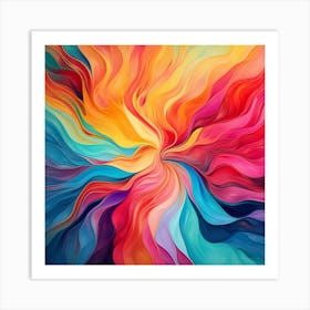 Abstract Colorful Abstract Background 1 Art Print