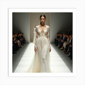 Wedding Dress 3 Art Print