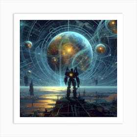 Futuristic Art Art Print