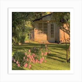 House In The Garden Art Print