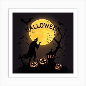 Halloween Witch 3 Art Print