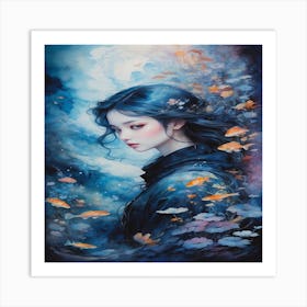 Chinese Girl Art Print