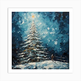 Cozy Retro Yule Dreams Art Print