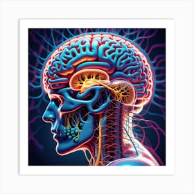 Human Brain 67 Art Print