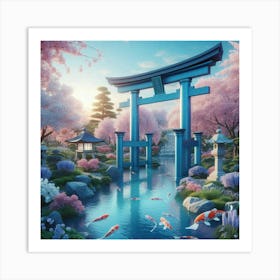 Koi Pond 6 Art Print