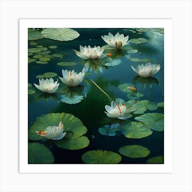 Water Lilies Art Print