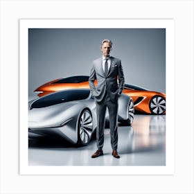 Mclaren Concept Car Art Print