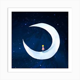 Little Crescent Art Print