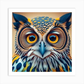 Owl Portrait Art Print