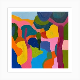 Abstract Park Collection Phoenix Park Dublin 1 Art Print