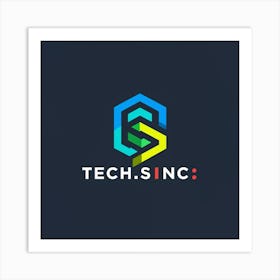 Tech Inc Logo 1 Art Print