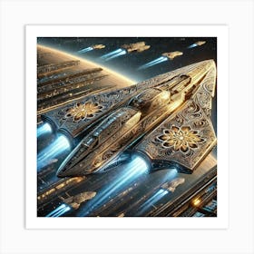 Diplomatic Envoy Ship Art Print