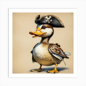 Pirate Duck 5 Art Print