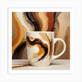 Coffee Mug Painting 3 Art Print