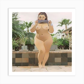 Nude Woman 5 Art Print