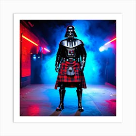 Darth Vader in a kilt Art Print