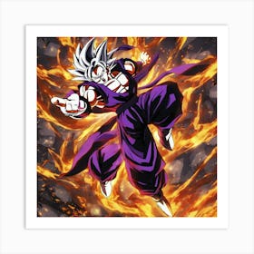 Dragon Ball Z Wallpaper 33 Art Print