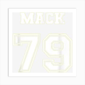 Jersey Style Mack Name Nickname 1979 79 Birthday Art Print