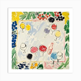 Summer Wine Matisse Style 9 Art Print