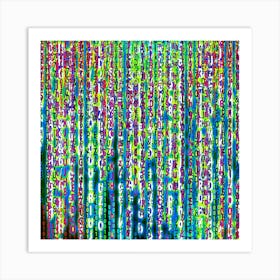 Matrix Technology Data Digital 3 Art Print