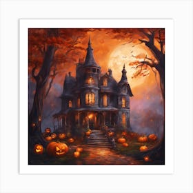 Haunted House 5 Art Print