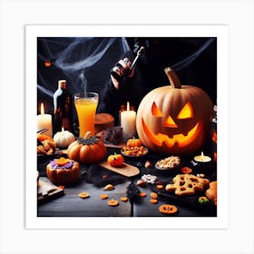 Halloween Party 18 Art Print