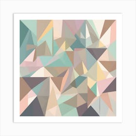 Abstract Geometric Pattern 26 Art Print