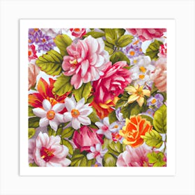 Floral Pattern Art Print