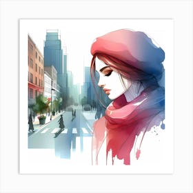 Portrait Of A Girl 2 Art Print