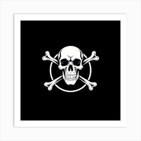 Skull And Crossbones 4 Art Print