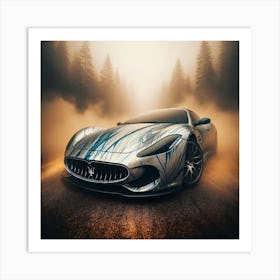 Maserati Granturismo Art Print