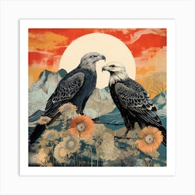 Bird In Nature Eagle 3 Art Print