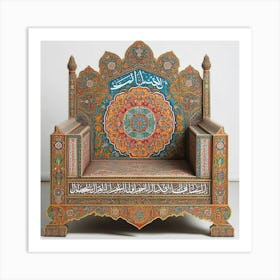 Islamic Chair 3 Art Print