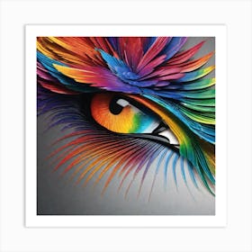 Colorful Eye 1 Art Print